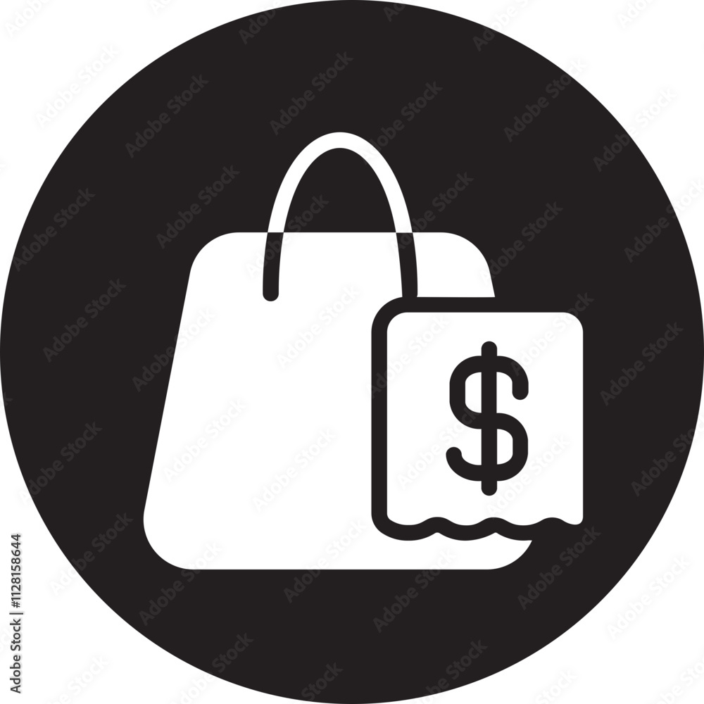 Shopping glyph icon Shopping glyph icon