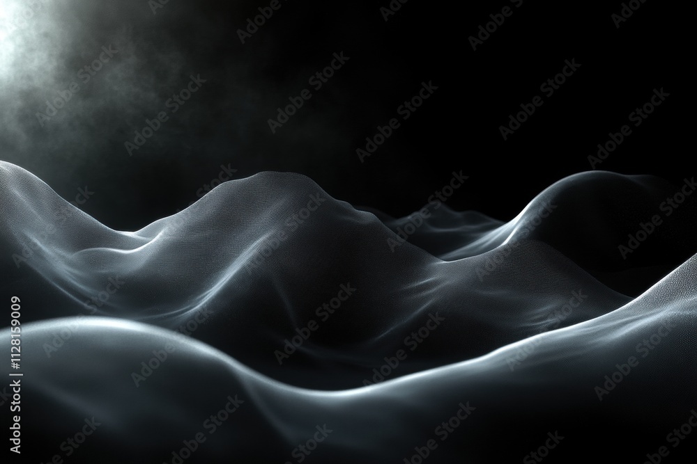 Abstract Dark Grey Wave Background Abstract Dark Grey Wave Background