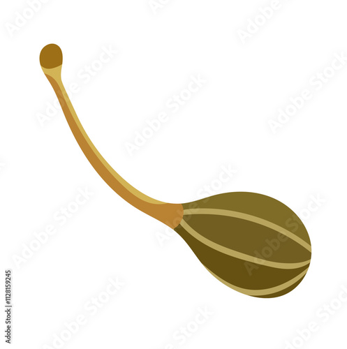 Pickled Capers Fruit Illustration Isolated on White Background