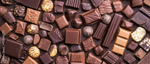 various chocolate texture backgrounds. Chocolate wallpaper