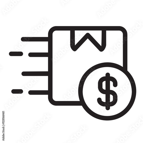 Delivery line icon