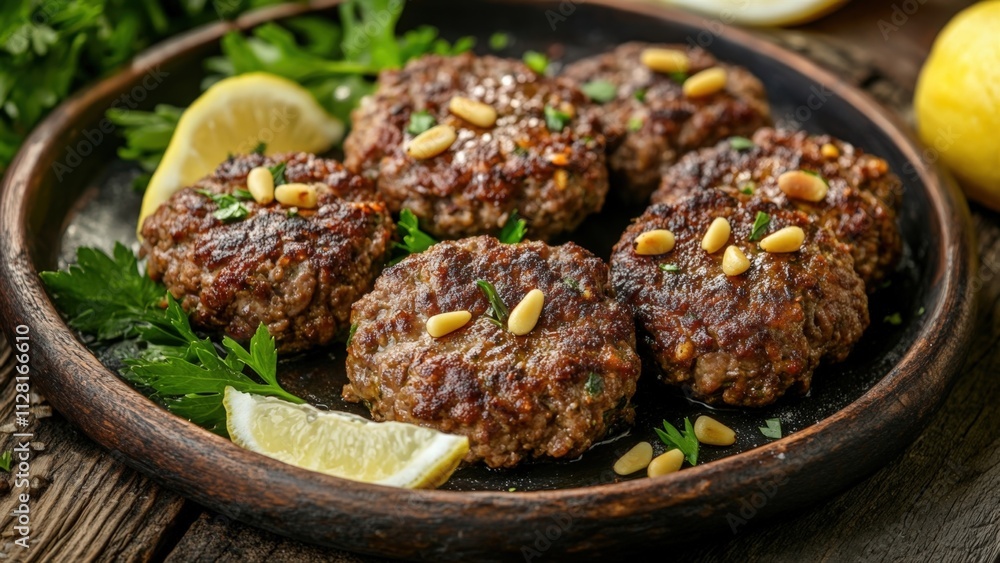 Grilled Lamb Kebabs with Pine Nuts and Herbs Grilled Lamb Kebabs with Pine Nuts and Herbs