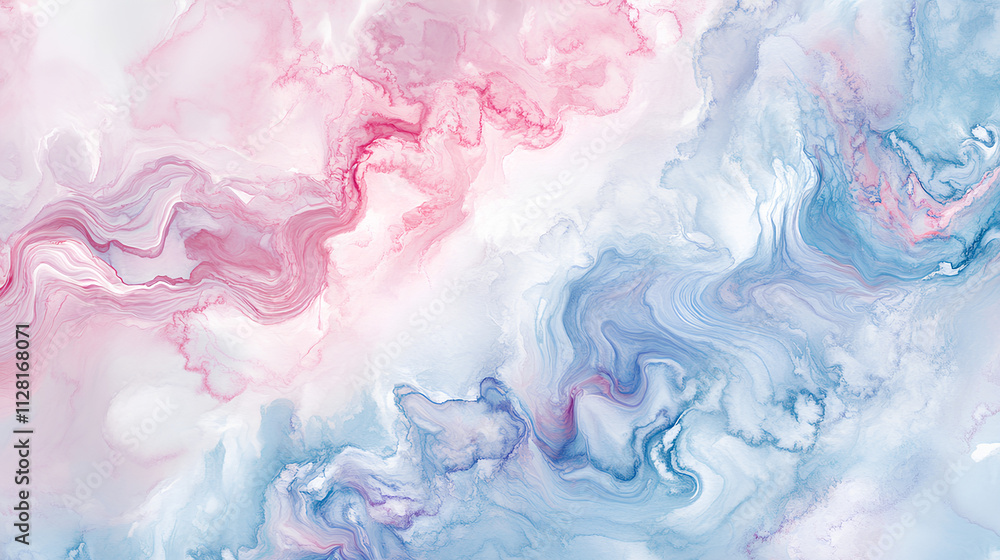 Soft silk waves in blue and purple with smooth motion and light texture creating a beautiful fabric pattern Soft silk waves in blue and purple with smooth motion and light texture creating a beautiful fabric pattern