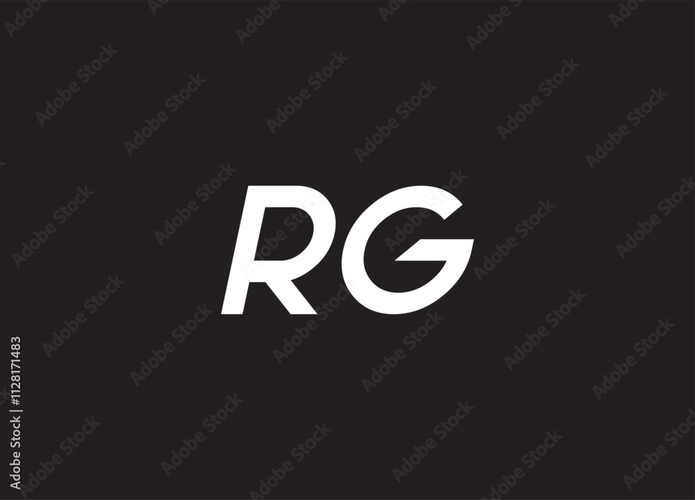 RG letter logo and initial logo design RG letter logo and initial logo design
