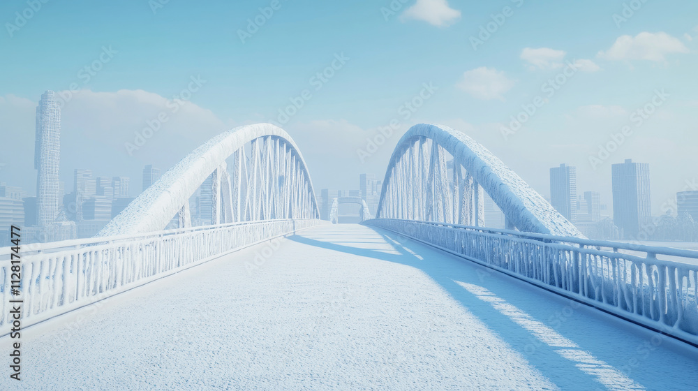 Obraz premium landscape with city