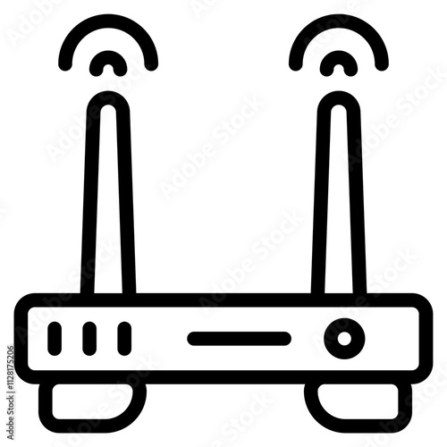 Access point Line Icon