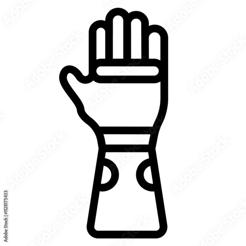 Advanced prosthetics Line Icon