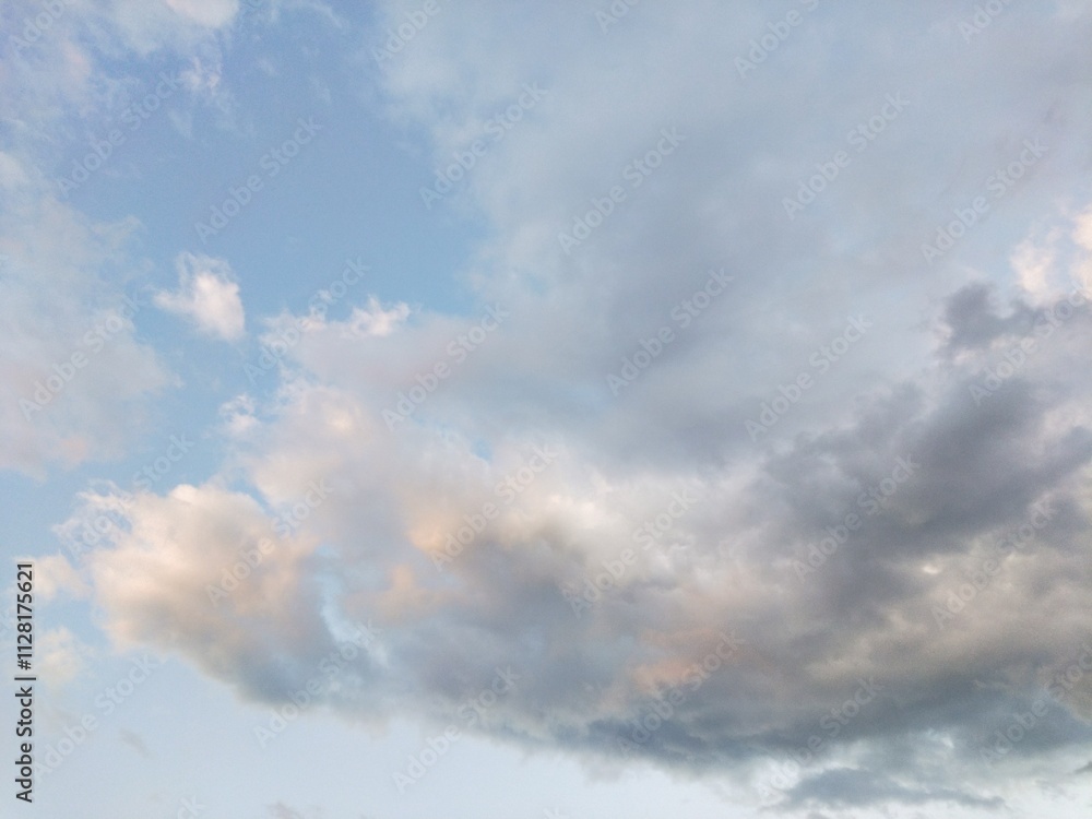 Fototapeta premium blue sky with clouds