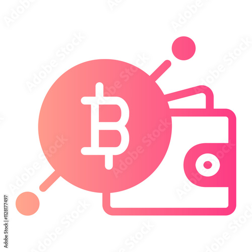 crypto wallet gradient icon