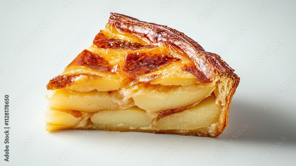 Freshly Baked Caramelized Apple Pie with Flaky Crust and Tempting Golden Glaze Freshly Baked Caramelized Apple Pie with Flaky Crust and Tempting Golden Glaze