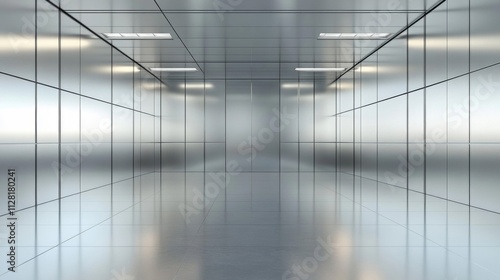 Wallpaper Mural Modern Steel Room Interior Design Showing Clean Lines Torontodigital.ca