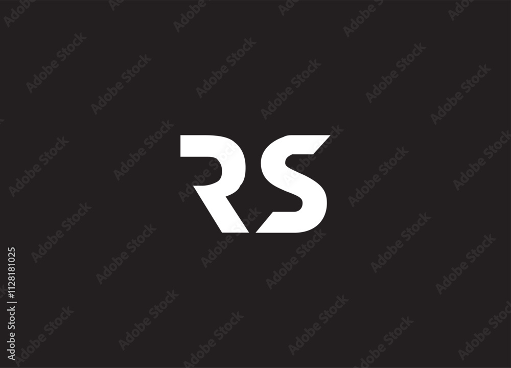 RS letter logo and initial logo design RS letter logo and initial logo design