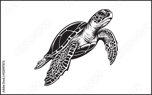 turtle silhouette.