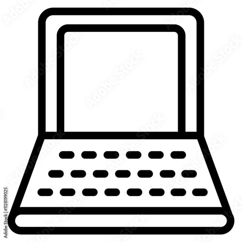 Laptop Line Icon