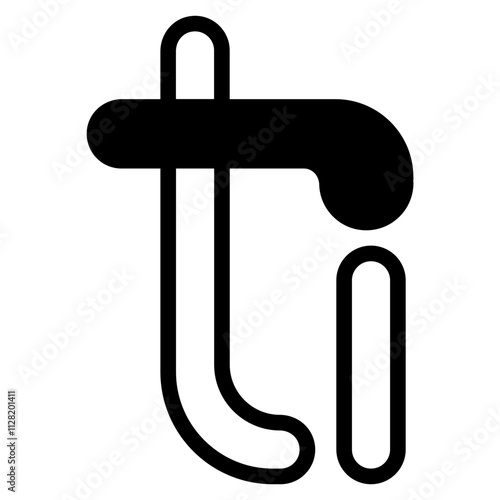 Ligature Solid Icon