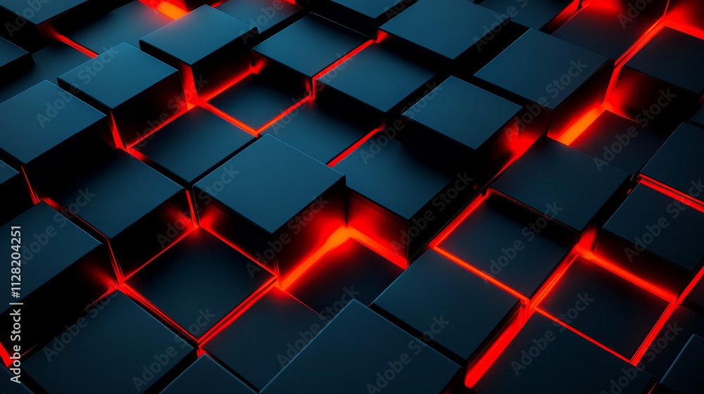 red and black cubes red and black cubes
