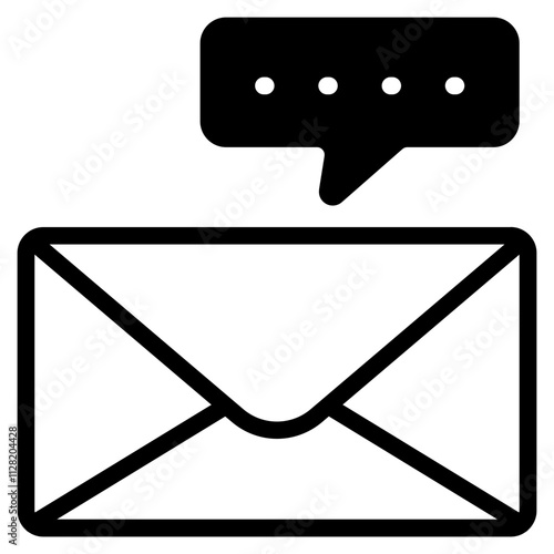 Mail direct Solid Icon