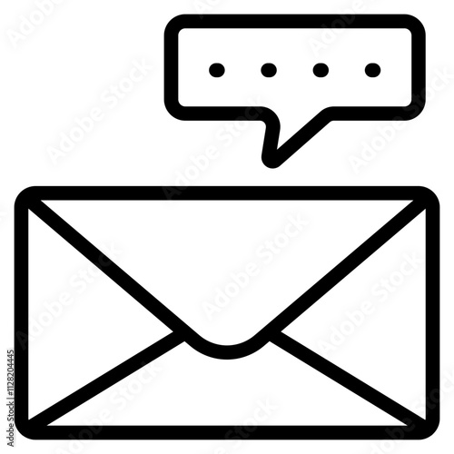 Mail direct Line Icon