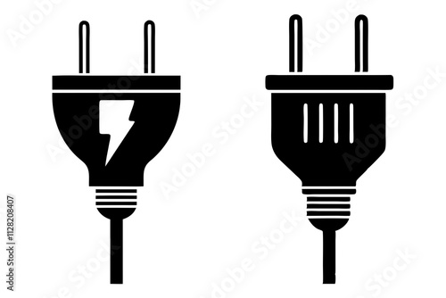 electric plug silhouette.