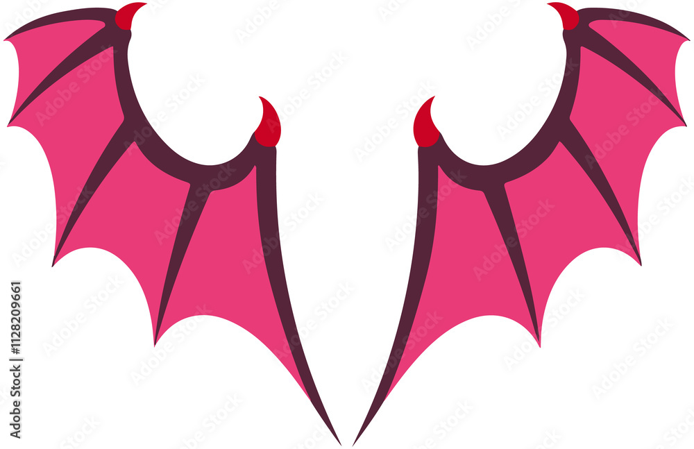 Obraz premium Devil Wing lllustration 