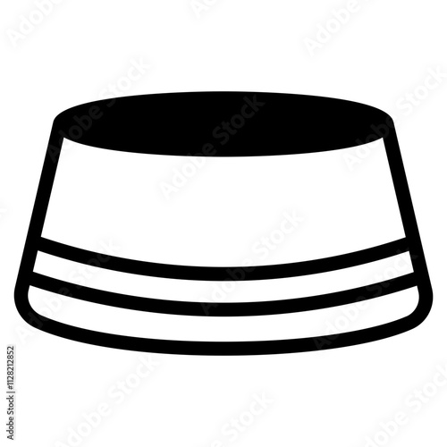 Moslem hat Solid Icon