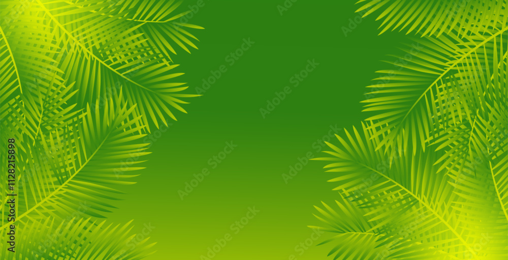 Green Leaf Background Design template Green Leaf Background Design template