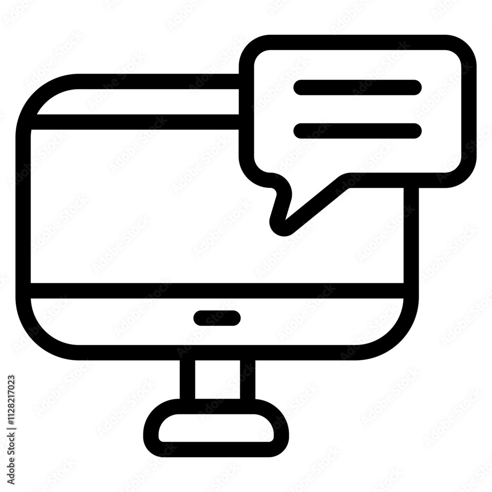 Notice Line Icon Notice Line Icon