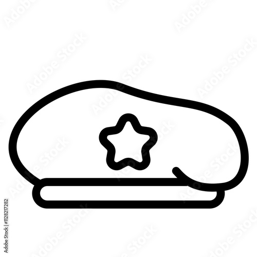 Office cap Line Icon