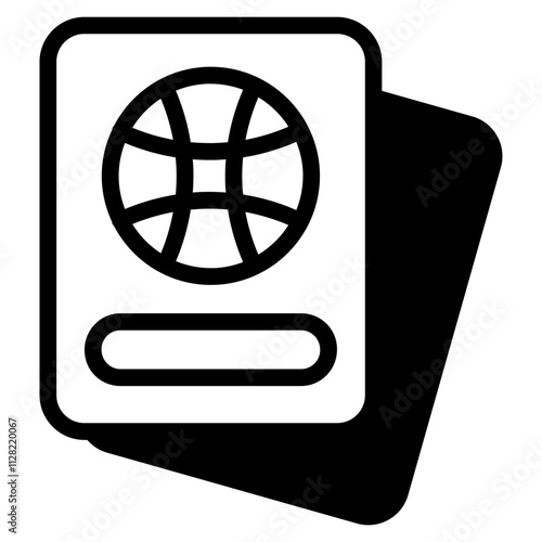 Passport Solid Icon