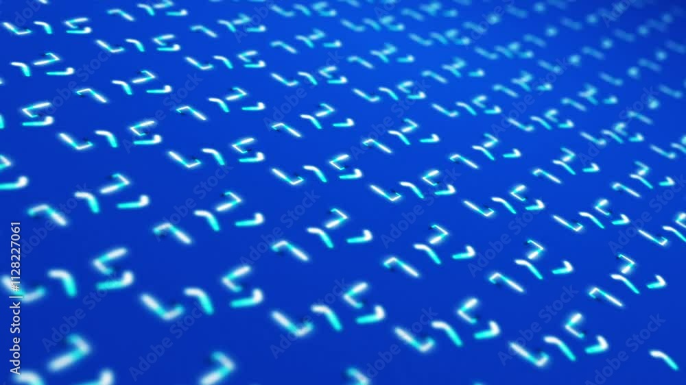 Abstract blue line animation, geometric pattern in blue background. Abstract blue line animation, geometric pattern in blue background.