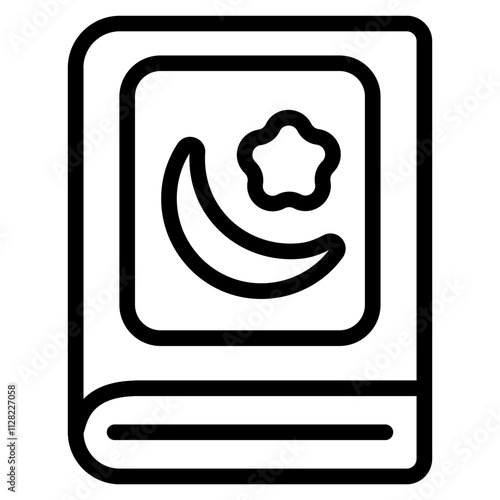 Qur'an Line Icon