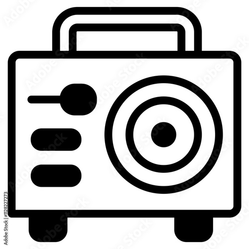 Radio channel Solid Icon