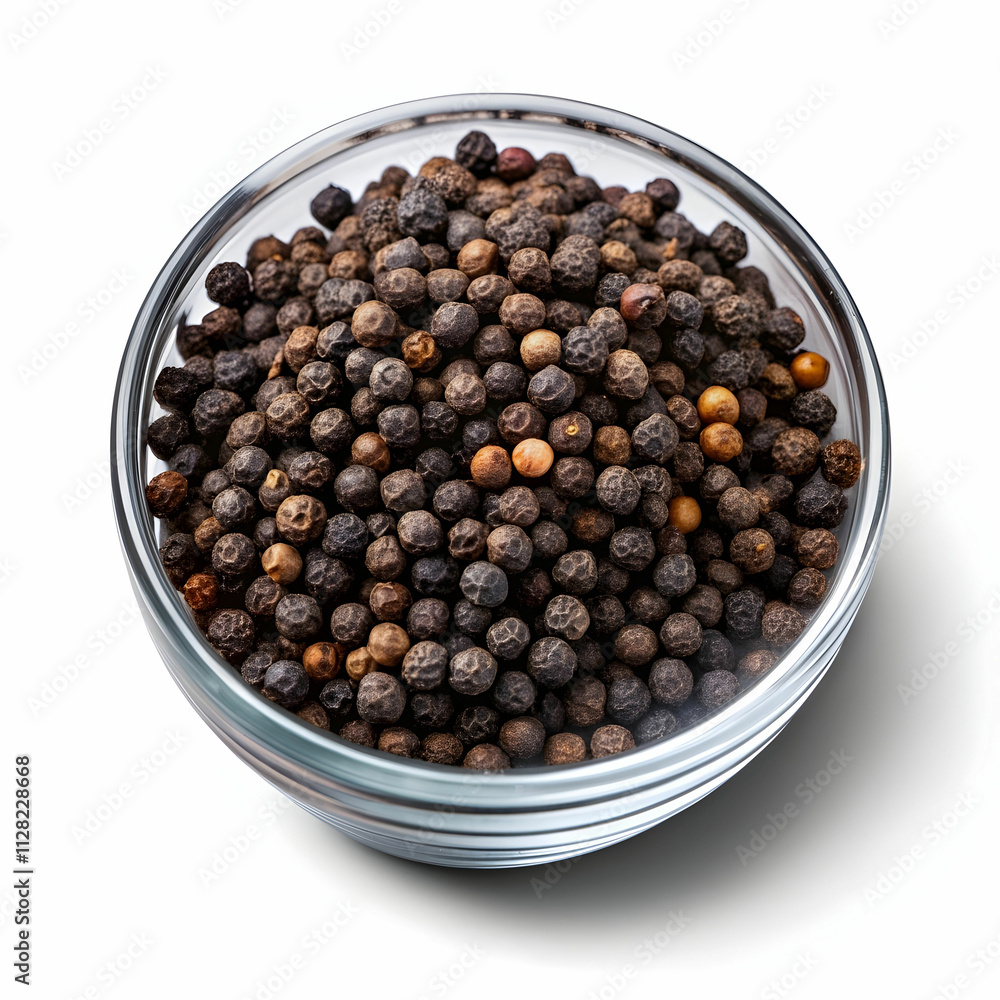 Black Pepper Isolated on Transparent Background Black Pepper Isolated on Transparent Background