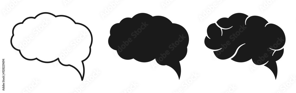 human brain icon human brain icon