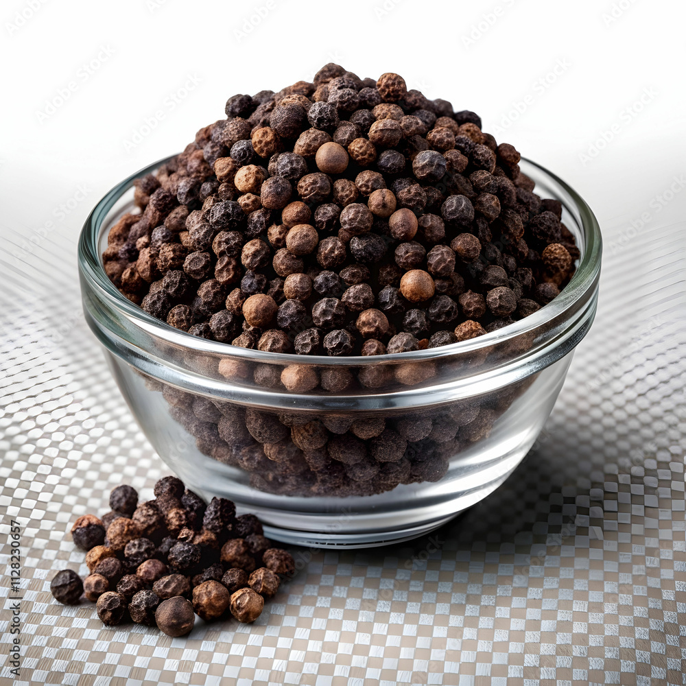 Black Pepper Isolated on Transparent Background Black Pepper Isolated on Transparent Background