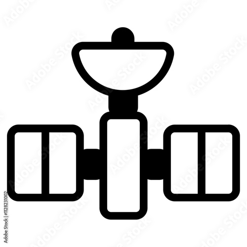 Satelit Solid Icon