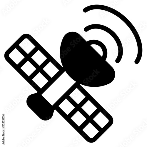 Satelit Solid Icon