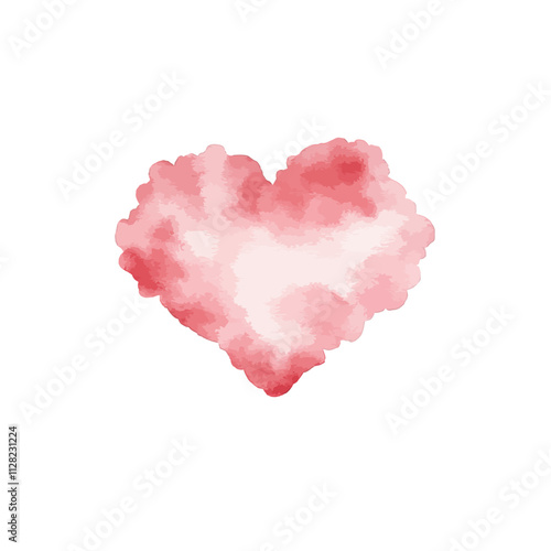Watercolor Heart: A tender,...