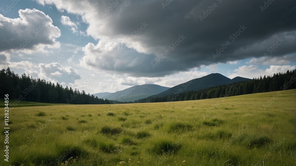 Fototapeta premium a field of grass