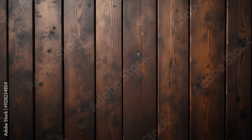 Surface of the old brown wood texture. Old dark textured wooden background. Top view.