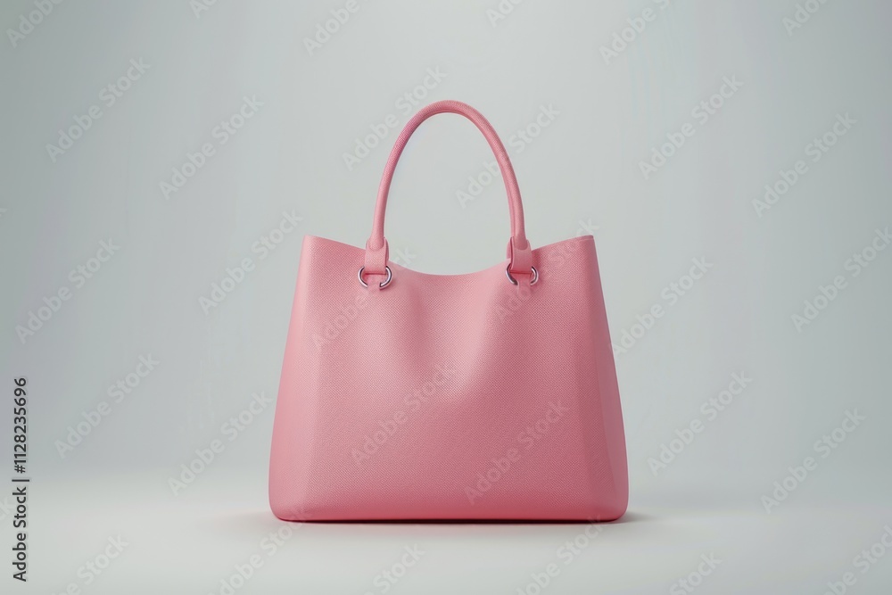 pink female bag on a white background isolated pink female bag on a white background isolated