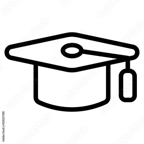 Toga hat Line Icon