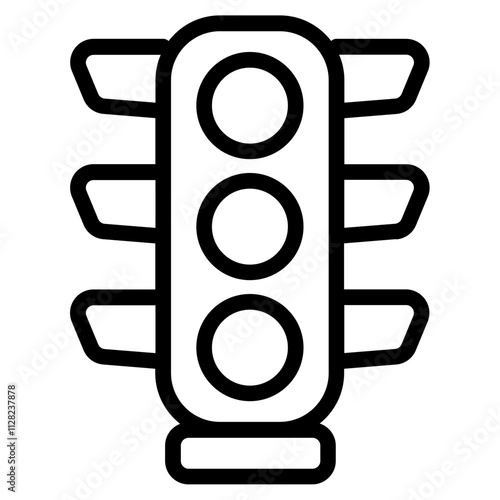 Traffic signals Line Icon