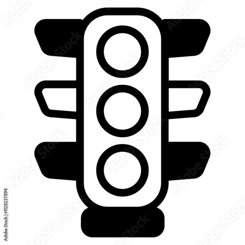 Traffic signals Solid Icon