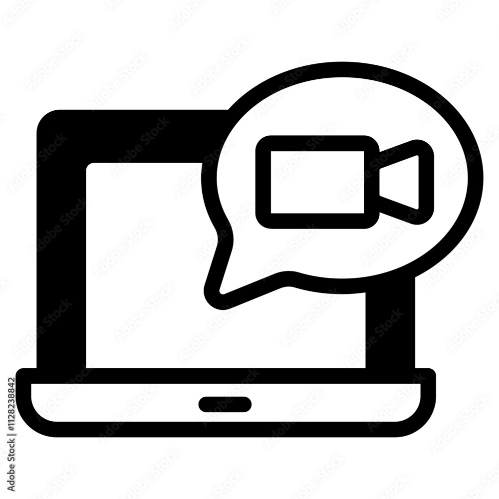 Video call Solid Icon Video call Solid Icon