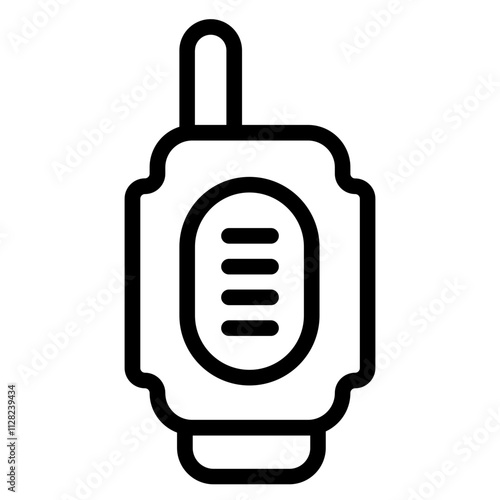 Walkie talkie Line Icon