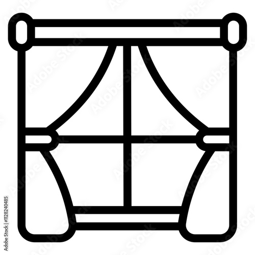 Window Line Icon