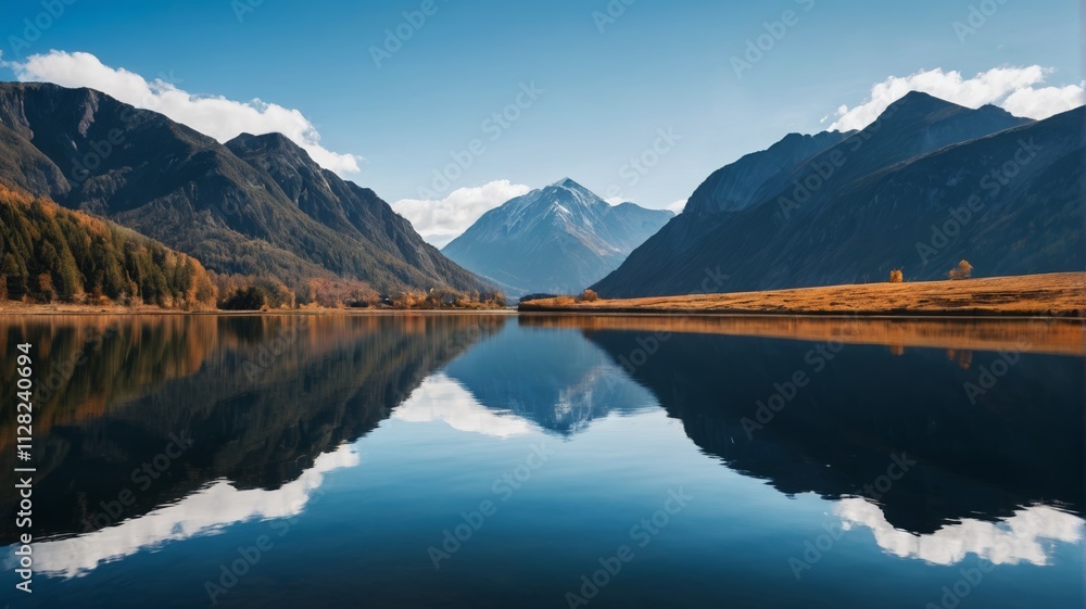 Fototapeta premium the mountains are tall