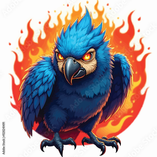 blue and yellow macaw