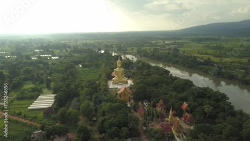 Wallpaper Mural Big Statue of Buddha in Lao, Vientiane Province Torontodigital.ca